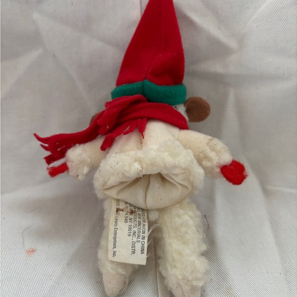 Lot/3 Vintage Christmas Santa Rubber Face Doll plus Brown Bear and Sheep… - Picture 13 of 16